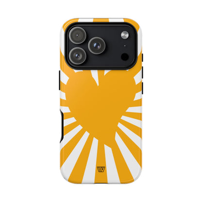 HEART SUN RAYS | Tough Phone Case