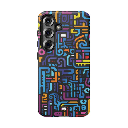NEON GLYPHS | Tough Phone Case