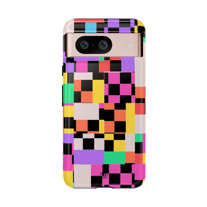 MASHED UP CHECKERBOARD | Tough Phone Case