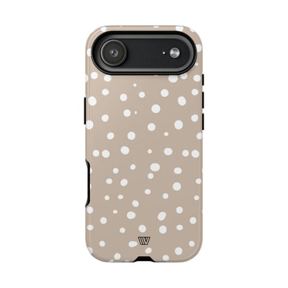 BEIGE DOTS | Tough Phone Case