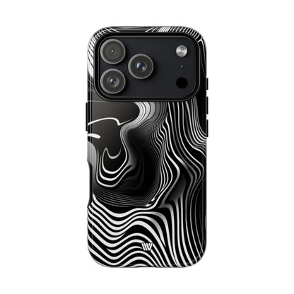 ABSTRACT ZEBRA STRIPES | Tough Phone Case