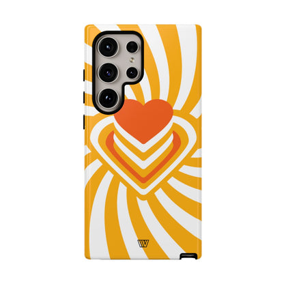 HEART RAY STACK | Tough Phone Case