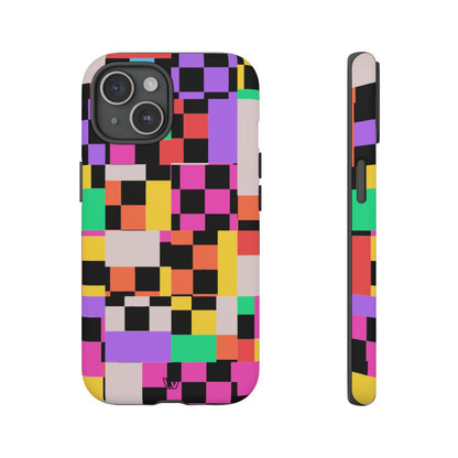 MASHED UP CHECKERBOARD | Tough Phone Case