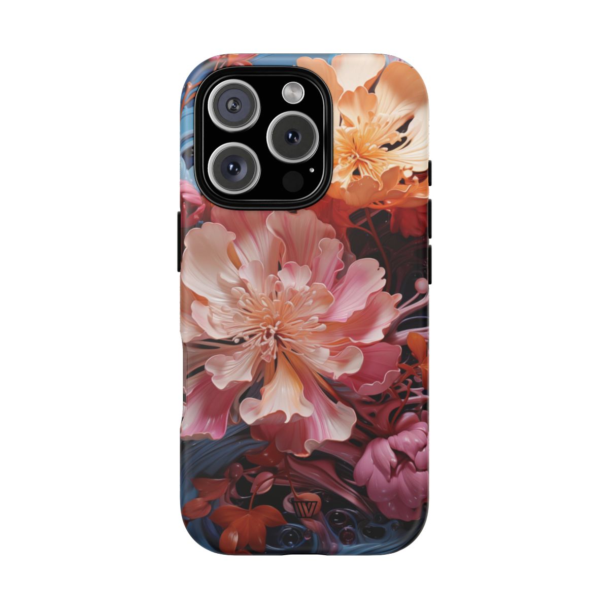 PAINT SWIRL FLOWERS | Tough Phone Case