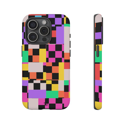 MASHED UP CHECKERBOARD | Tough Phone Case