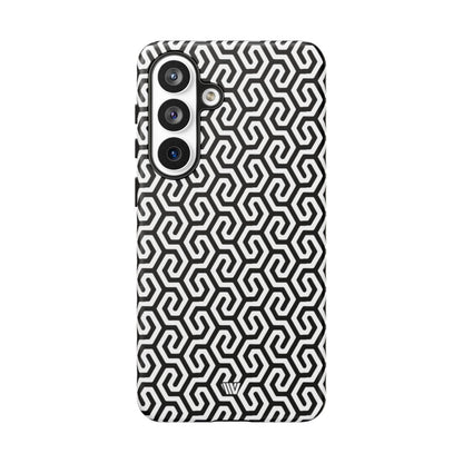 TWISTED GRID | Tough Phone Case