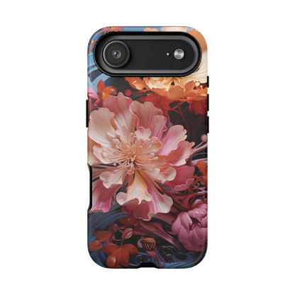PAINT SWIRL FLOWERS | Tough Phone Case