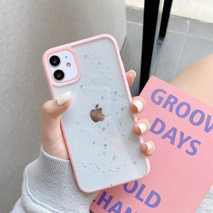 Glitter Star Sequins iPhone Case