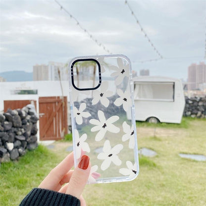 Floral Cow Pattern iPhone Case