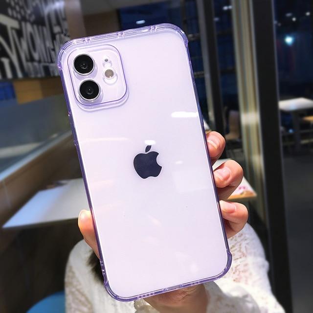 Transparent Camera Protection iPhone Case
