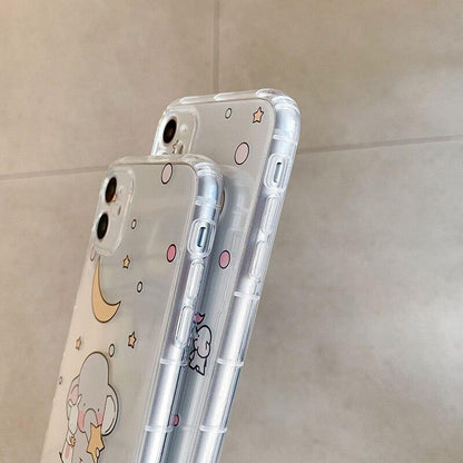 Cartoon Elephant Shockproof iPhone Case