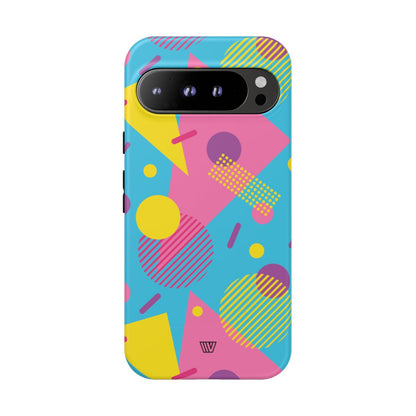 80s / 90s RETRO PATTERN LIGHT BLUE | Tough Phone Case