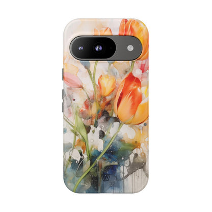 WATERCOLOR TULIPS | Tough Phone Case