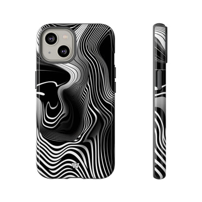 ABSTRACT ZEBRA STRIPES | Tough Phone Case
