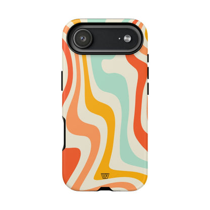 RETRO GROOVY SWIRLS | Tough Phone Case