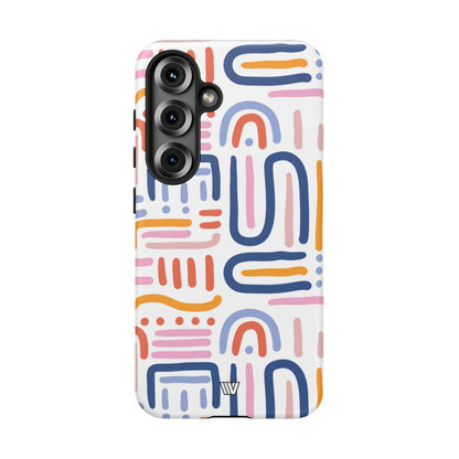MEMPHIS BOLD LINES | Tough Phone Case