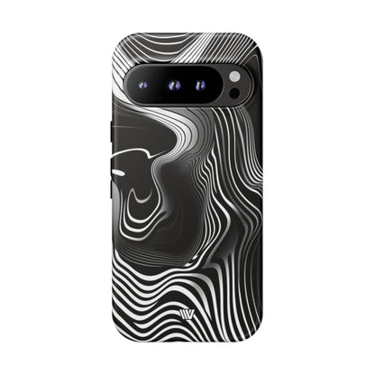 ABSTRACT ZEBRA STRIPES | Tough Phone Case