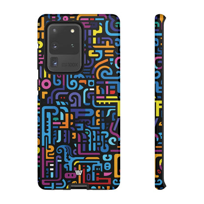 NEON GLYPHS | Tough Phone Case