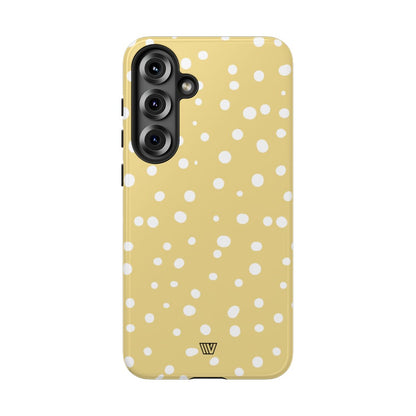MUTED YELLOW DOTS | Tough Phone Case