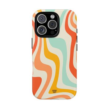RETRO GROOVY SWIRLS | Tough Phone Case