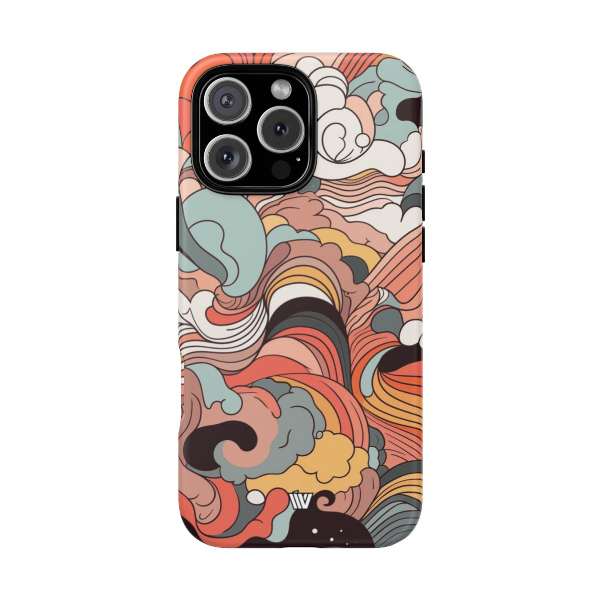 ABSTRACT DOODLE CLOUDS | Tough Phone Case