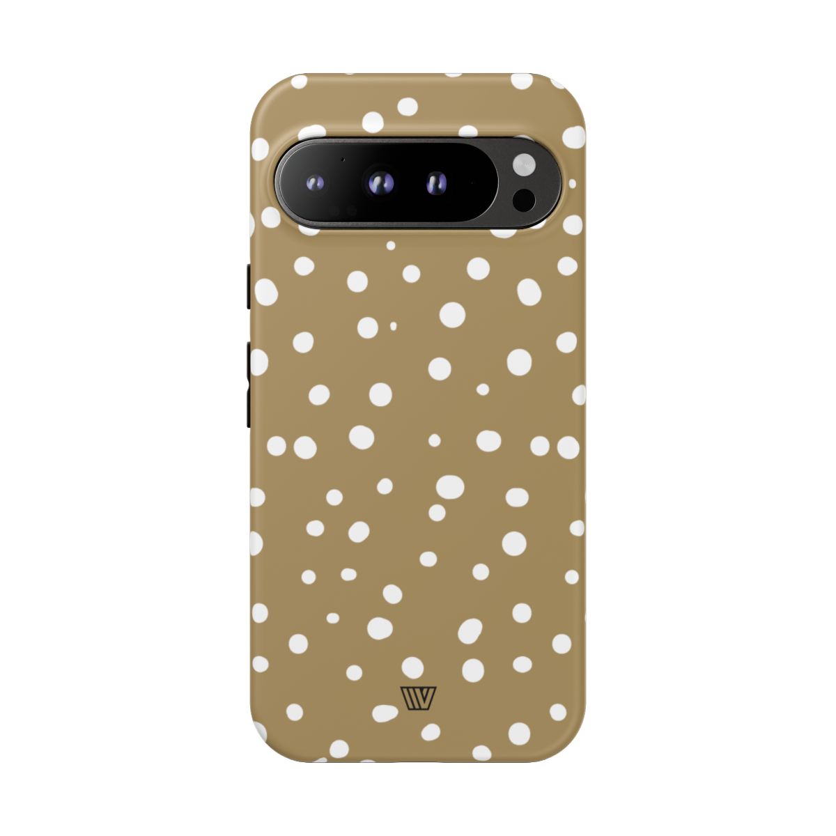DARK BEIGE DOTS | Tough Phone Case