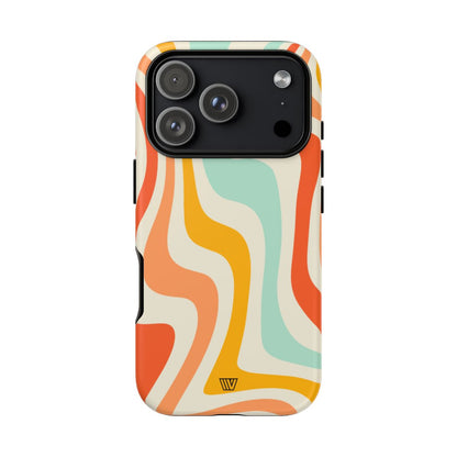 RETRO GROOVY SWIRLS | Tough Phone Case