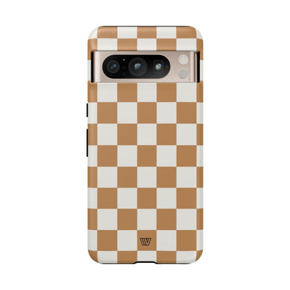 CHESTNUT CHECKERBOARD | Tough Phone Case
