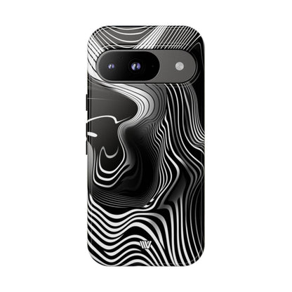 ABSTRACT ZEBRA STRIPES | Tough Phone Case
