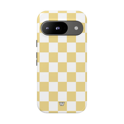 BANANA YELLOW CHECKERBOARD | Tough Phone Case