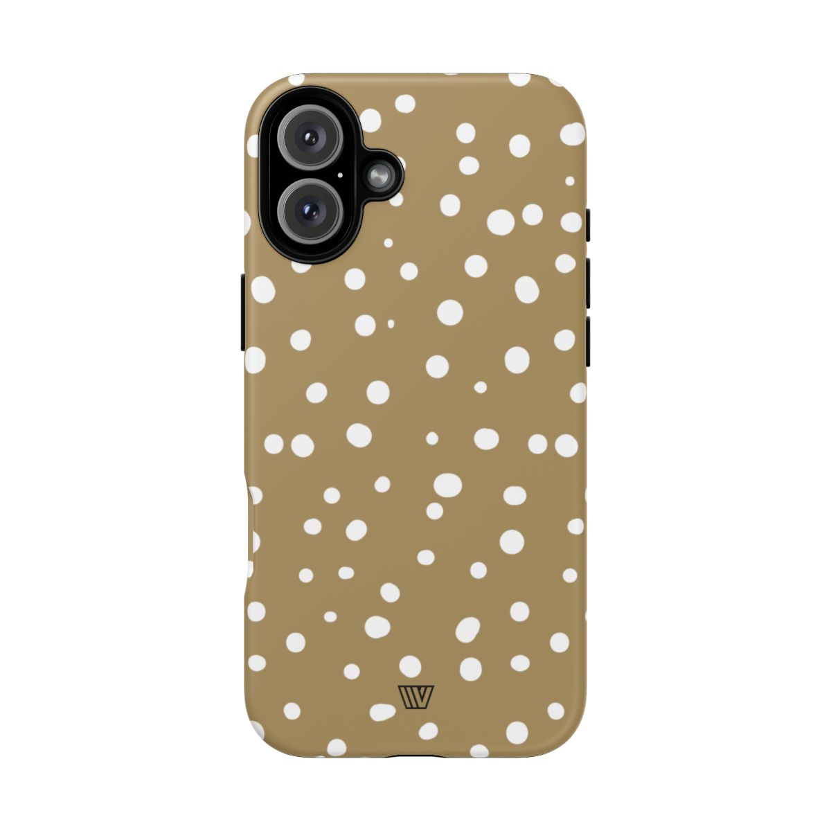 DARK BEIGE DOTS | Tough Phone Case