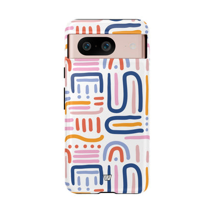 MEMPHIS BOLD LINES | Tough Phone Case