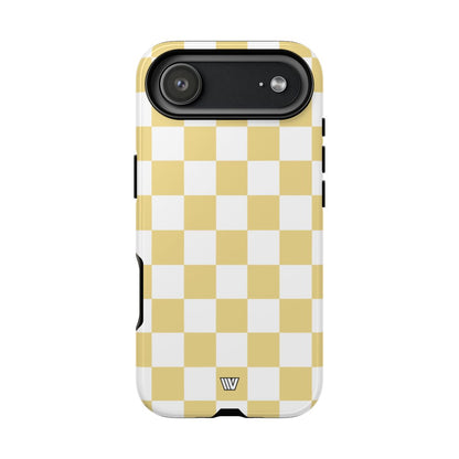 BANANA YELLOW CHECKERBOARD | Tough Phone Case