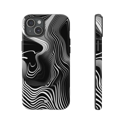 ABSTRACT ZEBRA STRIPES | Tough Phone Case