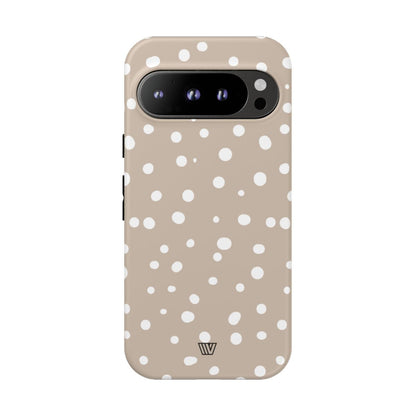 BEIGE DOTS | Tough Phone Case
