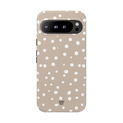 BEIGE DOTS | Tough Phone Case