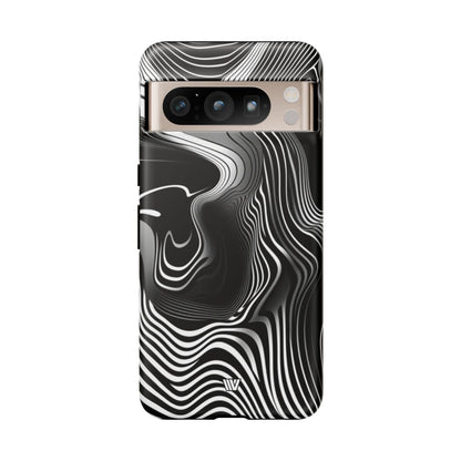 ABSTRACT ZEBRA STRIPES | Tough Phone Case