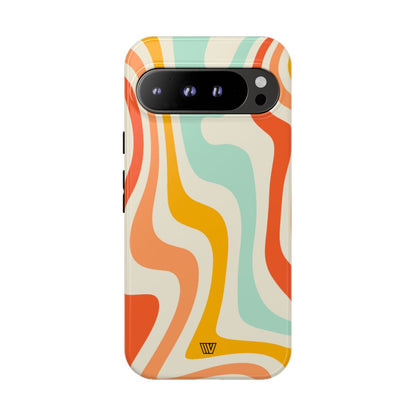 RETRO GROOVY SWIRLS | Tough Phone Case
